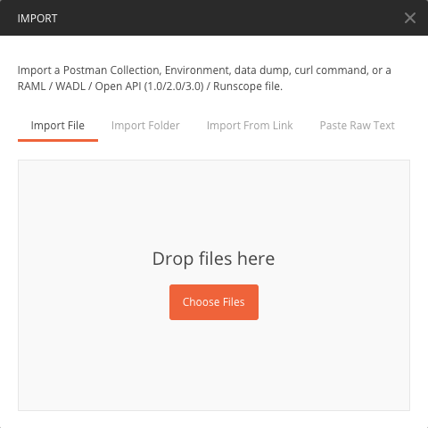 Postman Import Postman Import