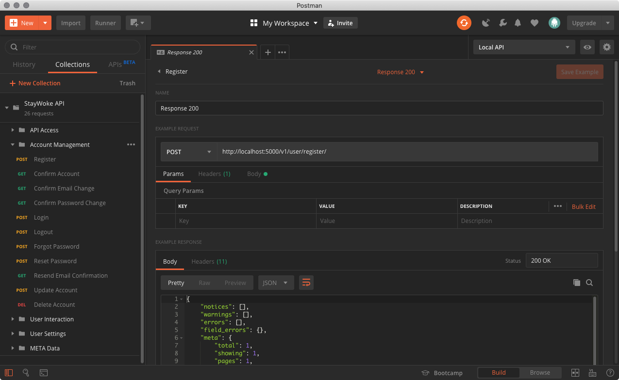Postman Screenshot Postman Screenshot